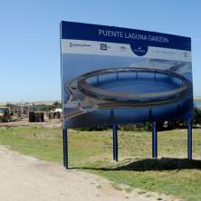 Anuncian que el 15 de noviembre inaugurarán puente de Laguna Garzón, que unirá a los Departamentos de Rocha con Maldonado